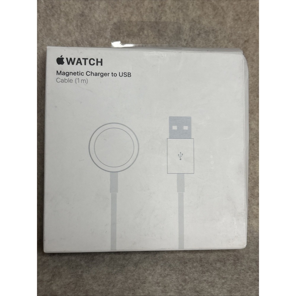 Apple Watch Magnetic Charger to USB-A 1M Cable A2255 MX2E2AM/A White
